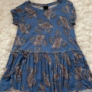 blue southern patterned shirt